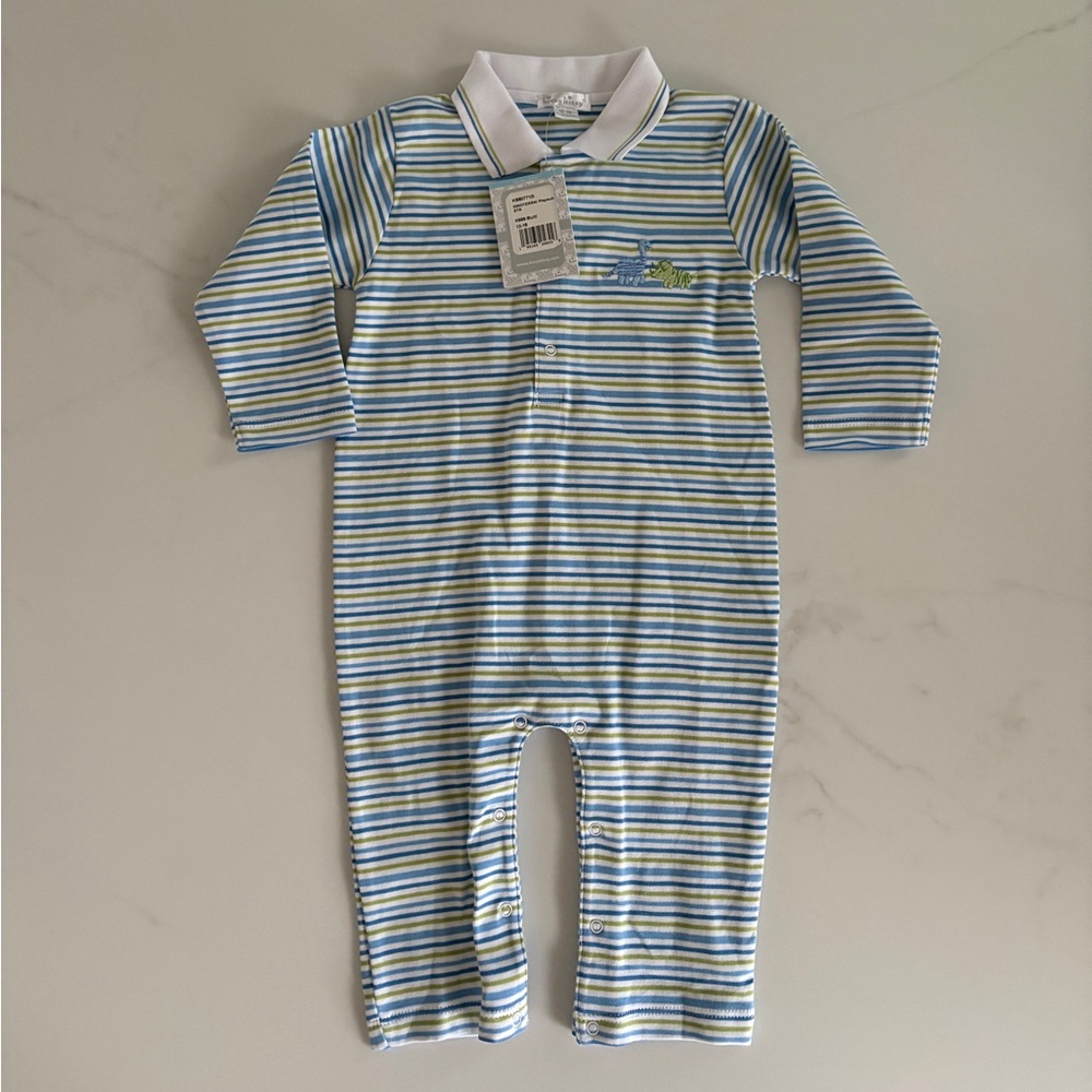 Kissy Kissy Collard Embroidered Onesie Playsuit 12-18 MO